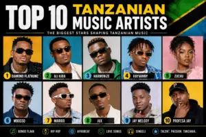 Top 10 Tanzanian Music Artists Dominating the Industry